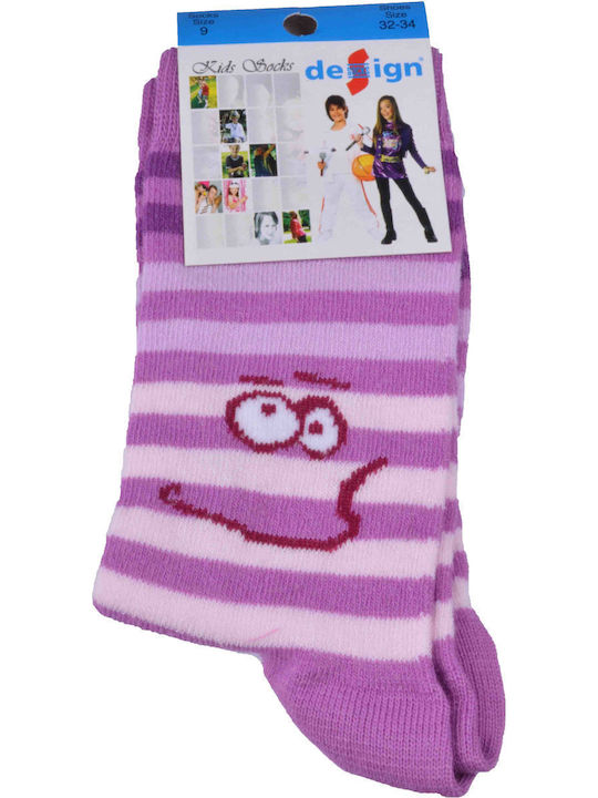 Design Socks Kindersocken Purple