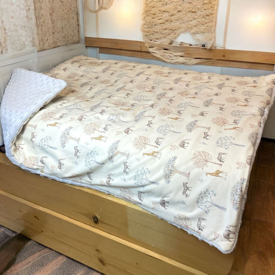 Grandes Suenos Πάπλωμα Κούνιας Γαλάζιο 75x100cm