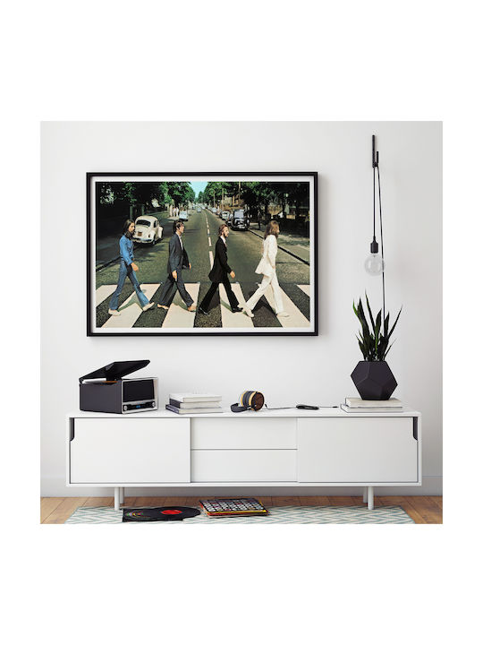 Music Poster Beatles Ms153 30cm X 40cm Λευκό Ξύ...