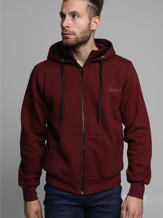 Paco & Co Sweatshirt mit Kapuze Burgundisch