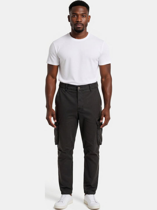 Felix Trousers Cargo in Relaxed Fit Slate Grey