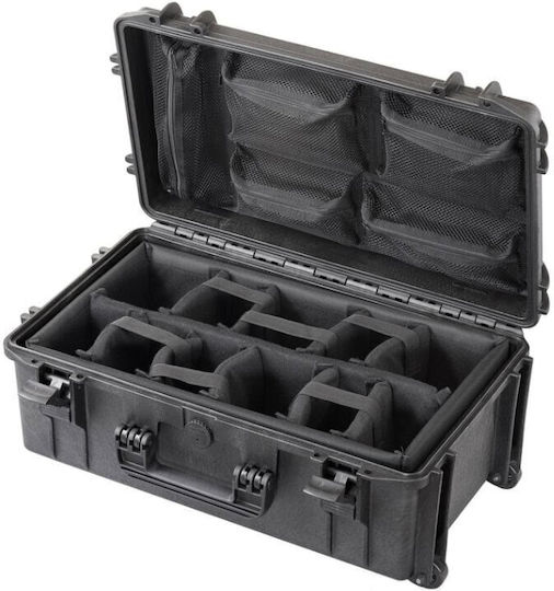 Plastica Panaro Hard Case Max520camorgtr Cu Roți Pentru Echipamente Studio
