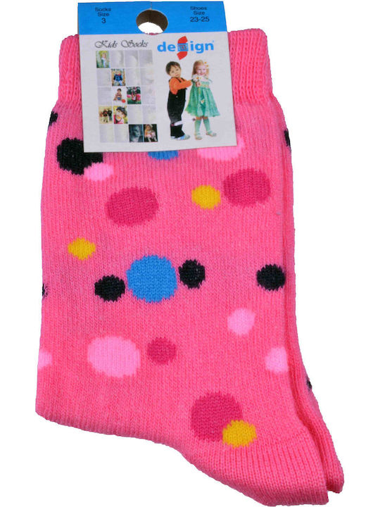 Design Socks Детски чорапи Pink