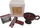 Incense Burning Set Handmade Clay Censer Incense 2 Packs Charcoal Tablets