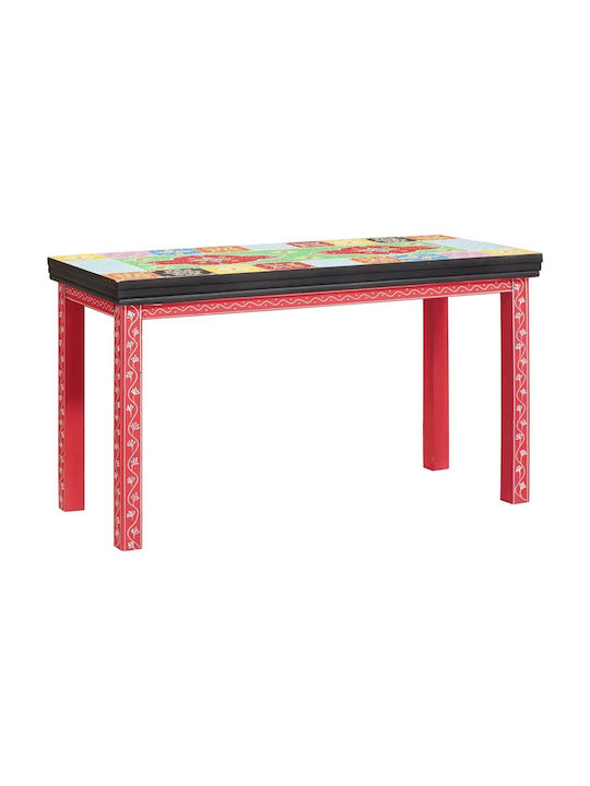 vidaXL Rectangular Solid Wood Mango Coffee Table 3 Pieces W38xD38xH41.5cm