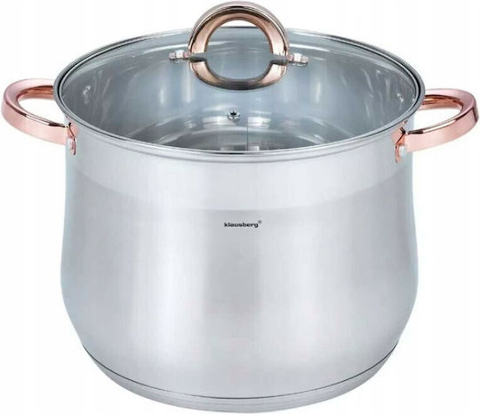 Klausberg Gastro Βαθιά Ανοξείδωτη Κατσαρόλα 8.6lt / 24cm