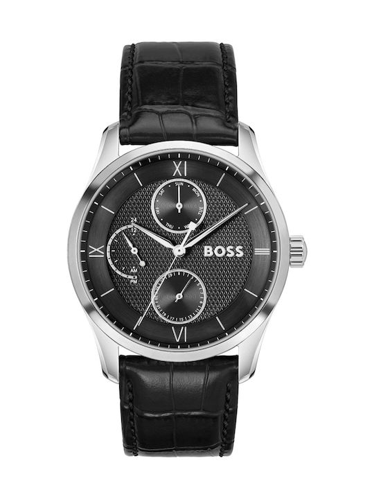 Boss Principle Ανδρικό Ρολόι 41mm Μπαταρίας με ...