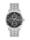 Boss Principle Ανδρικό Ρολόι 41mm Μπαταρίας με Ασημί Μεταλλικό Μπρασελέ