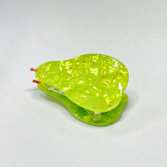 Hair Claw Pear Design Shiny Pearl