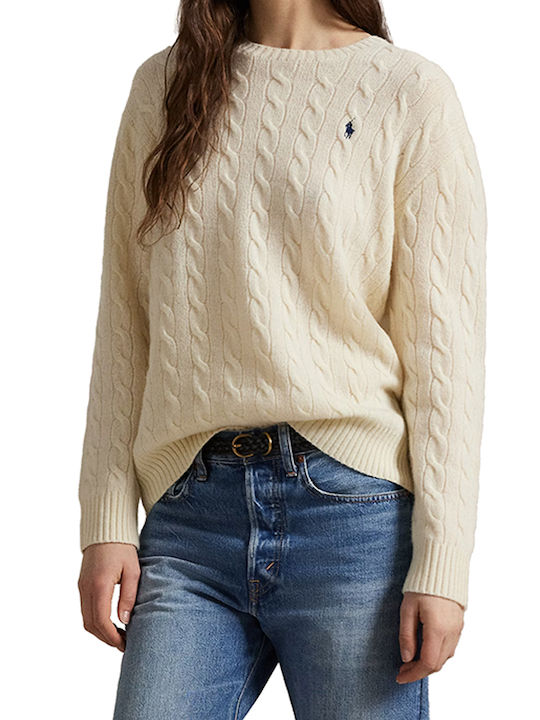 Ralph Lauren Pulover Damă Lână Ecru