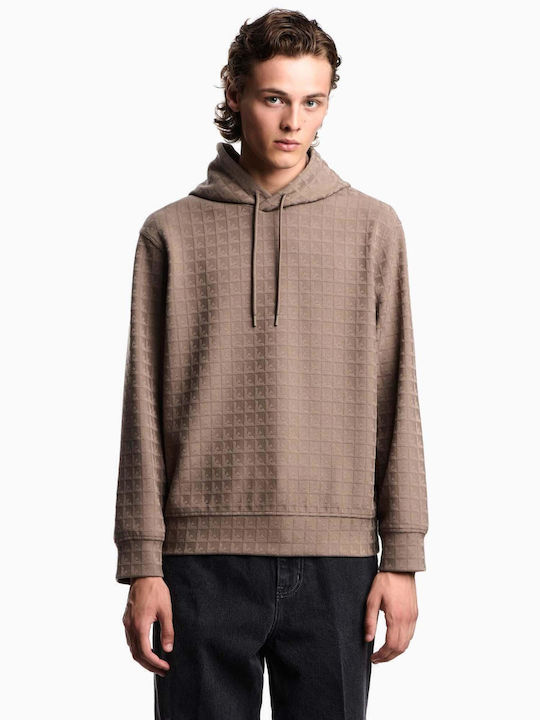 Sweatshirt with Hood Brown