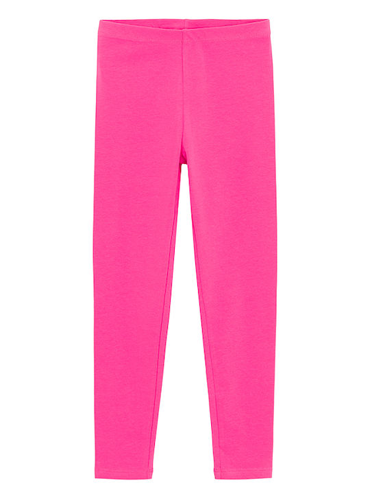 Kinder Leggings Lang Fuchsia