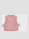 Kinderveste Gestrickt Pink