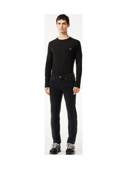 Men's Jeans Pants Elastic with Slim Fit Black