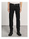 Hardy Men's Jeans Pants with Regular Straight Fit Black