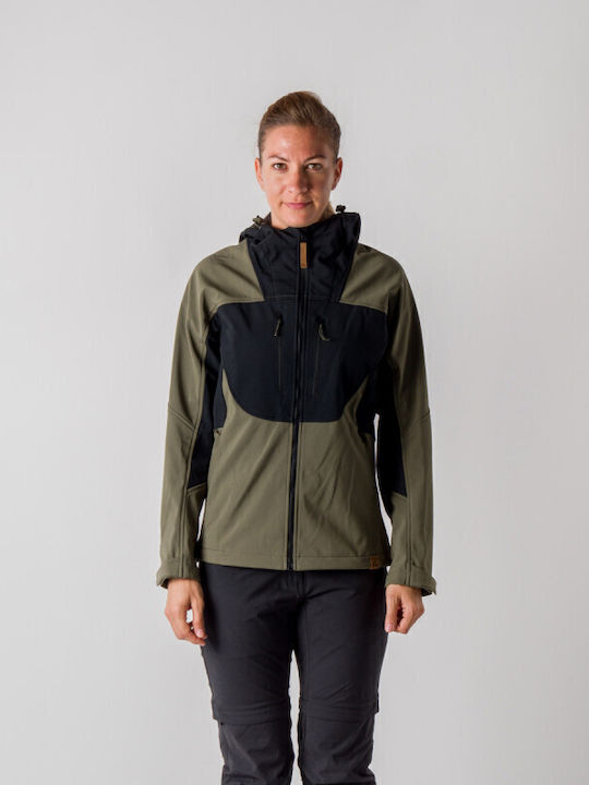 Northfinder Softshell Γυναικείο Μπουφάν Black/d...