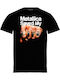 Pegasus Unisex T-Shirt mit Metallica Logo Bedruckt