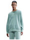 Sportswear Long Women's Sweatshirt Turquoise