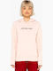 Γυναικείο Φούτερ με Κουκούλα Chalk Pink