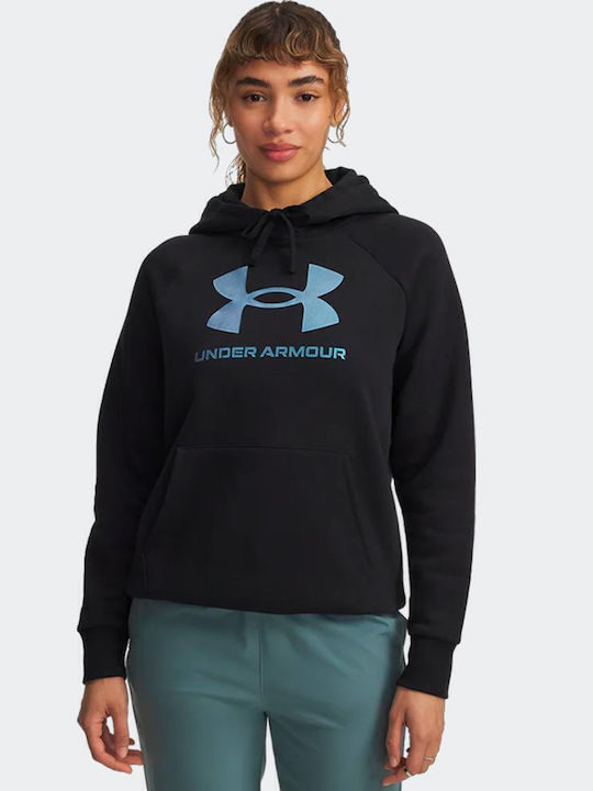 Under Armour Rival Sweatshirt Black mit Kapuze