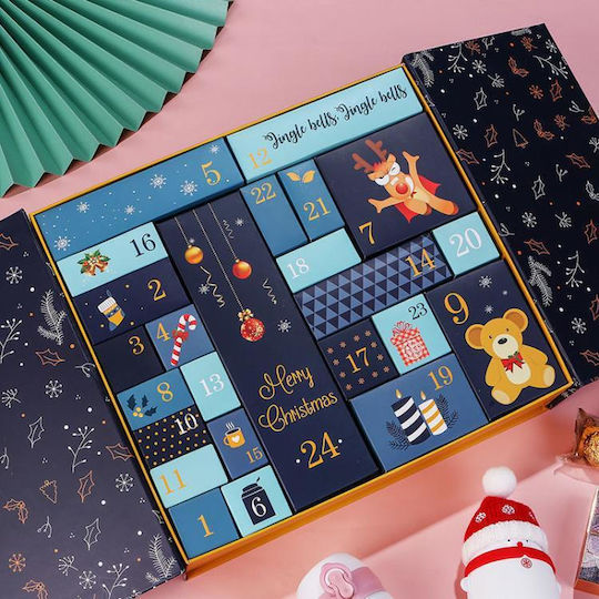 Adventskalender Selbstgemachtes Papier-Box