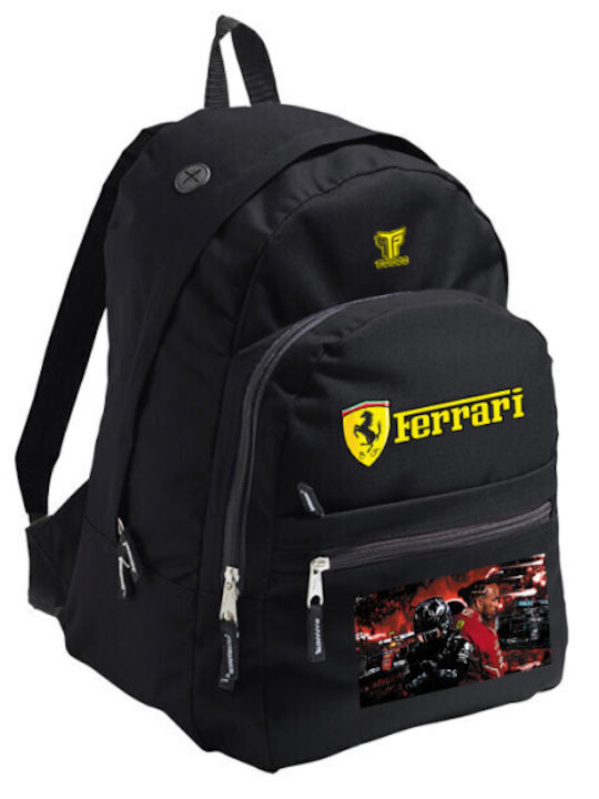 Takeposition School Bag Backpack Junior High-High School Black 24Liters