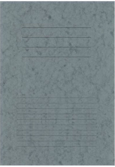 Double Presentation Folder Prespan Gray 30.5x22cm 20 Pieces
