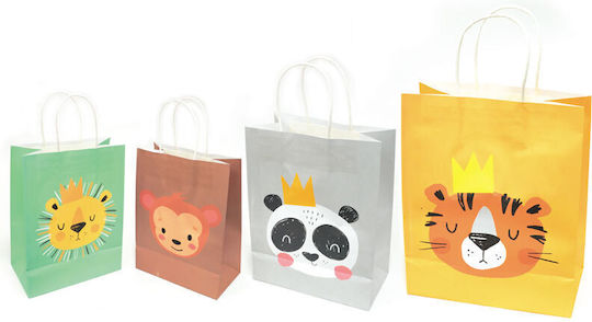 Paper Gift Bag 15x8x21cm 12 Pieces (Miscellaneous Designs/Colors)