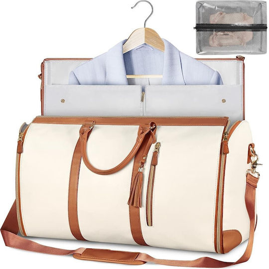 Sack Voyage Beige made of Artificial Leather H31.75cm