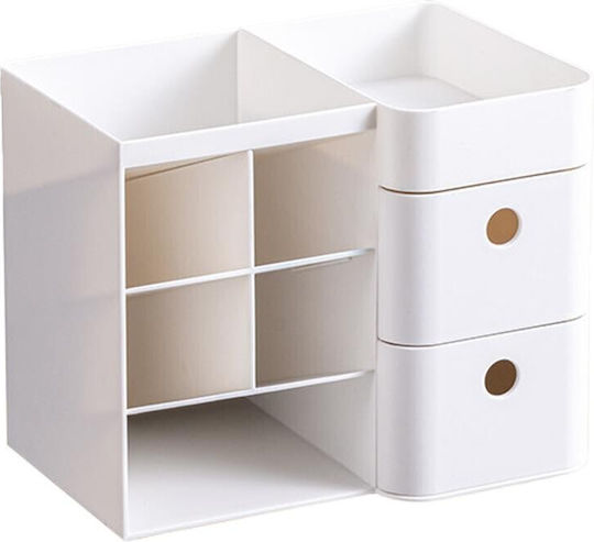 Organizer Ή Μολυβοθήκη Λευκό Y17,5x20,5x15εκ
