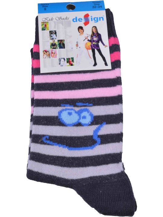 Design Socks Kindersocken Anthracite