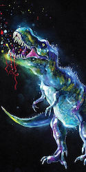 Dinosaur Neon Bath Towel Beach Towel 70*140cm