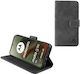 Lime Book Piele artificială / Silicon Gri (Motorola Moto G56 5G)