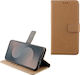 Volte-Tel Book Piele Artificială / Silicon Auriu Galaxy S25 FE