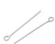 Steel Grana Eye Silver 40mm 100pcs