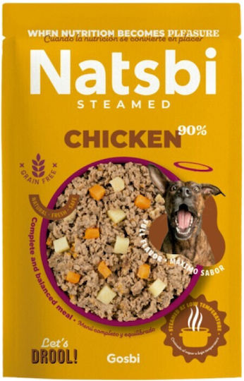 Natsbi Υγρή Τροφή για Κουτάβια με Κοτόπουλο 200gr