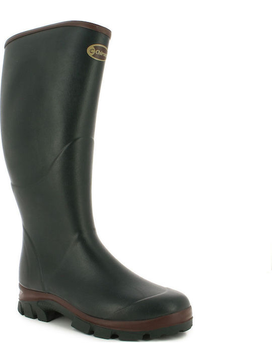 Chiruca Hunting Wellingtons in Khaki color
