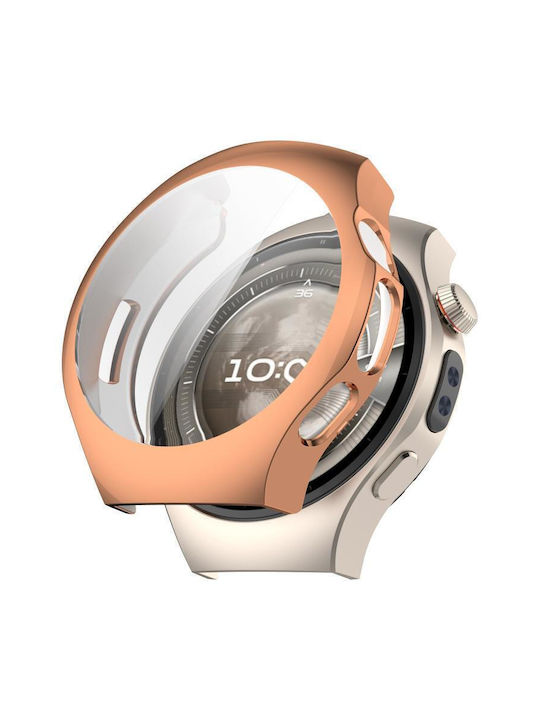 Watch Protection Silicone Case in Rose Gold color for Huawei Watch 5 46mm