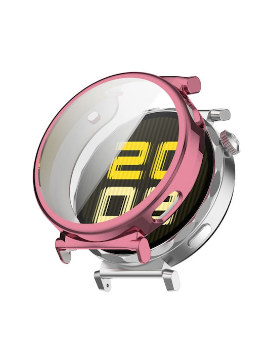 Watch Protection Silicone Case in Pink color for Huawei Watch GT5 41mm