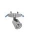 GloboStar Sara Μεταλλικό Πλαίσιο για Σποτ E27 Ασημί 8.5x8.5εκ. 1τμχ