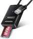 Axagon Adm2-am SSD Adapter USB-A 10Gbps NVMe
