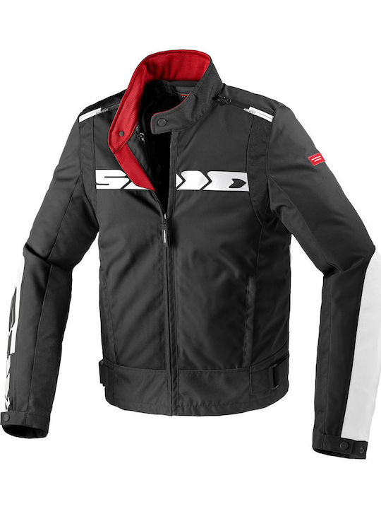 Spidi Solar Tex Herren Motorradjacke 4 Jahreszeiten Wasserdicht Schwarz