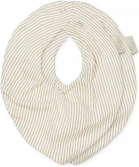 Cam Cam Copenhagen Classic Stripes Μπαντάνα Υφασμάτινη Camel 2τμχ