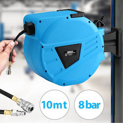 Bakaji Air Hose Reel 10 m Connection 1/4 Wall Mount 02838548