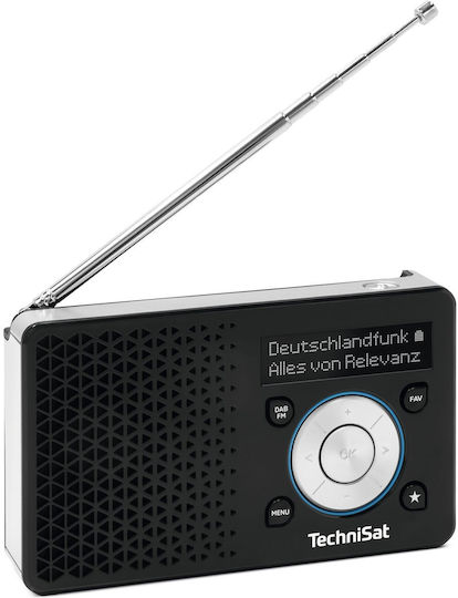 Technisat DigitRadio 1 A Φορητό Ραδιόφωνο Επαναφορτιζόμενο DAB+ Μαύρο