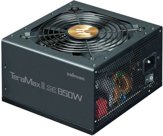 Zalman TeramaxII SE 850W Μαύρο Τροφοδοτικό Υπολογιστή Full Modular 80 Plus Gold