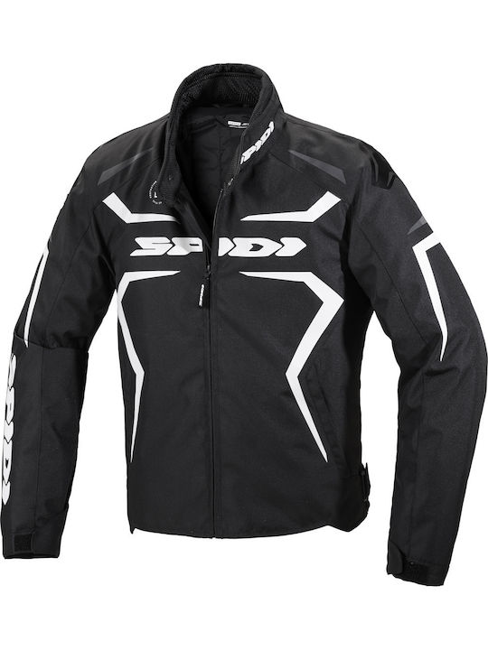 Spidi Sportmaster Winter Herren Motorradjacke Wasserdicht Schwarz