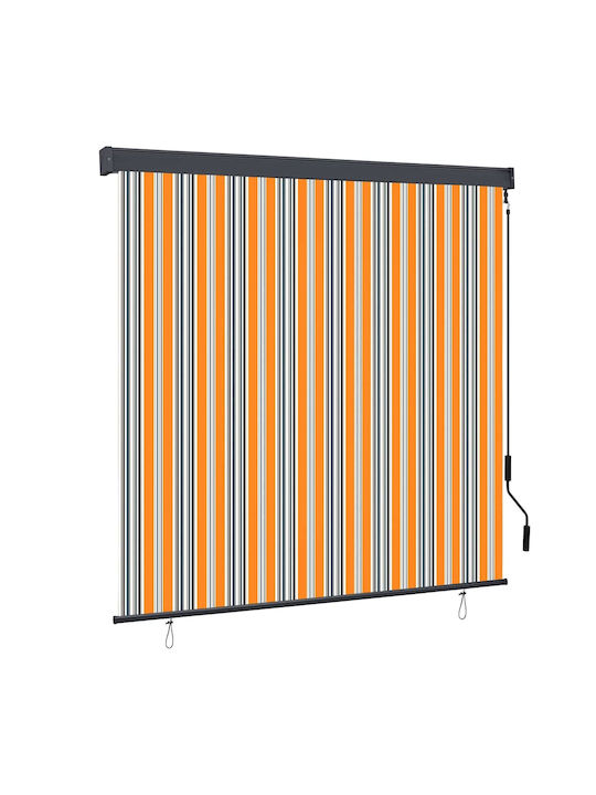 vidaXL Rollos Partieller Blackout Gelb P180xH25...