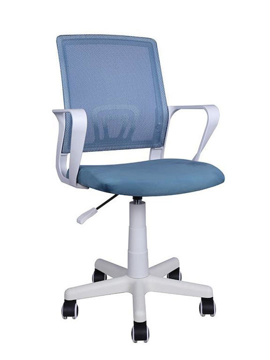 Fylliana Fl5508 Office Chair with Adjustable Blue Arms