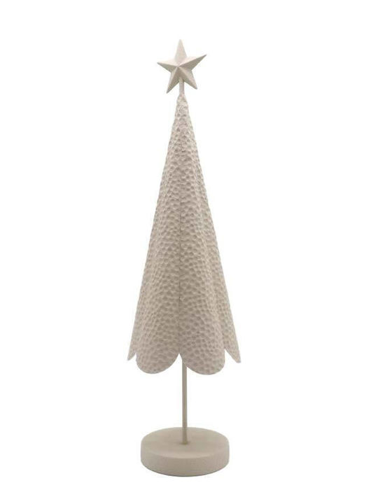 Decorațiune de Crăciun Metalic Braduleț 70cm. Bej 2buc